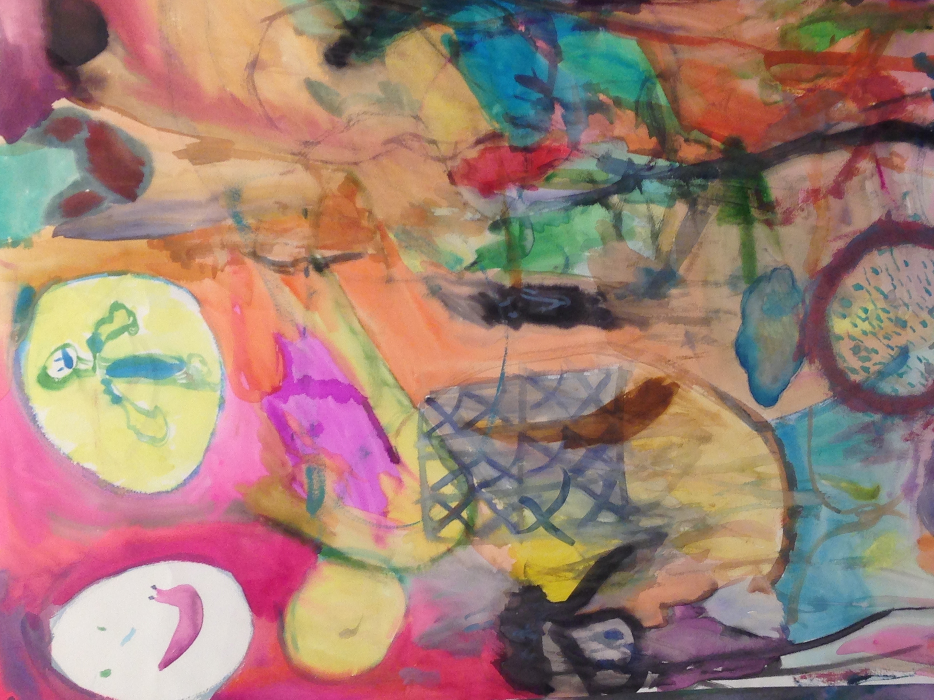 Collaborative Student Painting