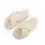 Thumbnail: Criss Cross Textured Slippers in Cream