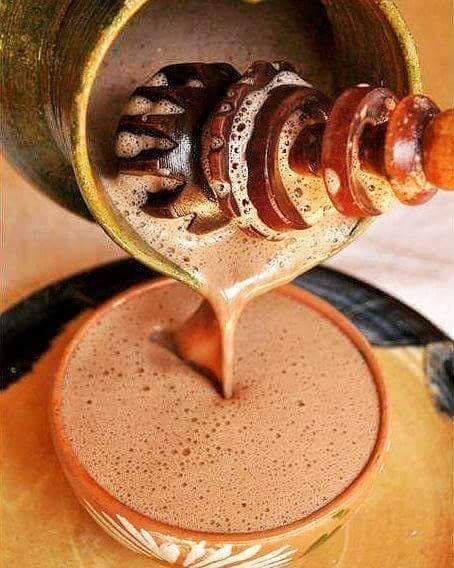 taza de chocolate con amaranto, para disfrutar en cada momentos deseado.