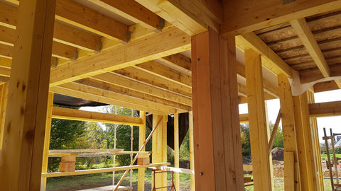 Structure poteaux poutres