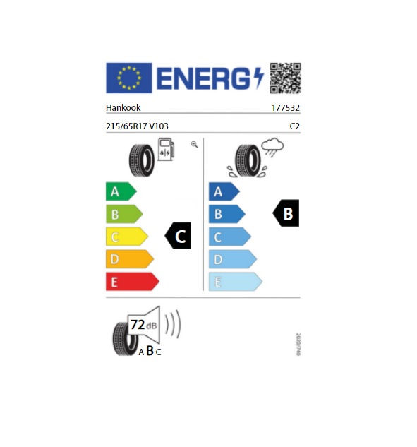 Miniatura: Hankook Kinergy 4S2 H750 215/65-R17 103V XL