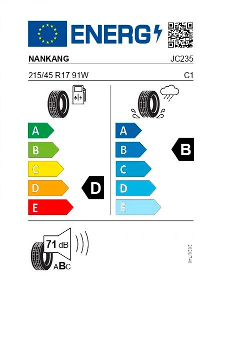 Miniatura: Nankang NS-2R 215/45-ZR17 91W XL Semislick