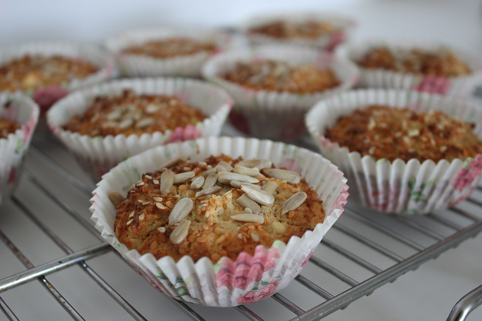 yulaflı muffin , tuzlu kek