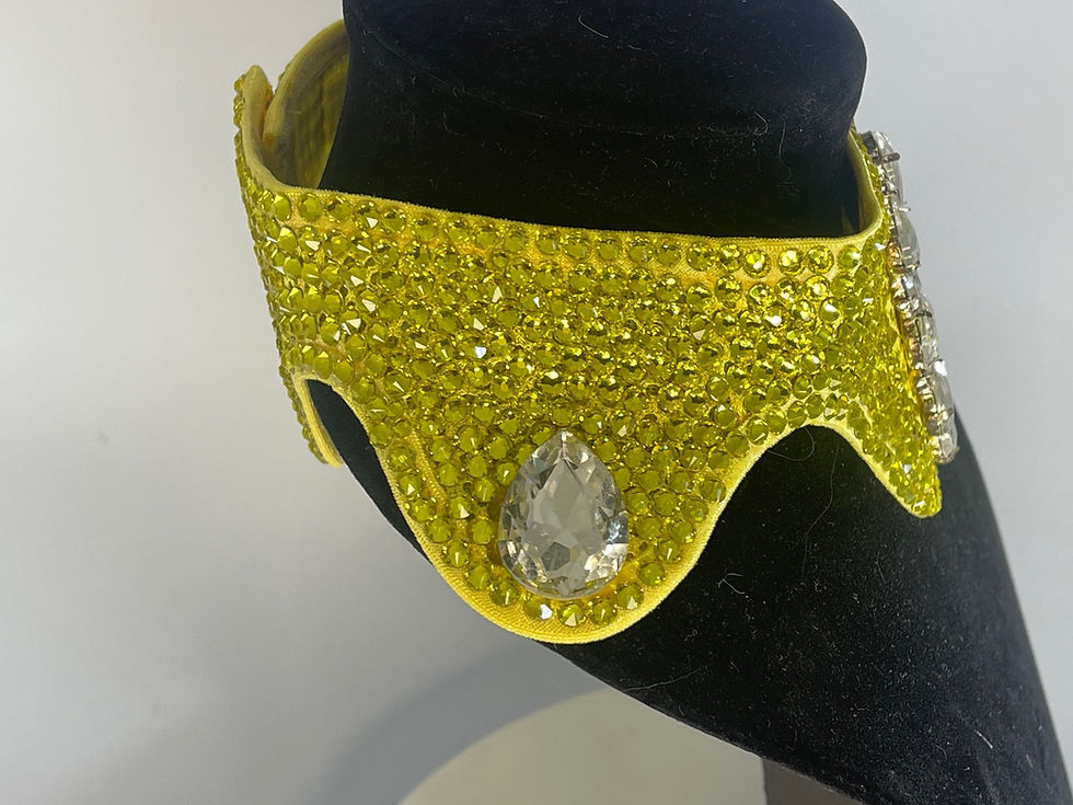 Thumbnail: Yellow sunshine Wave Collar (Large )