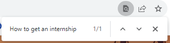 How to Get an Internship According to [Ctrl + F]