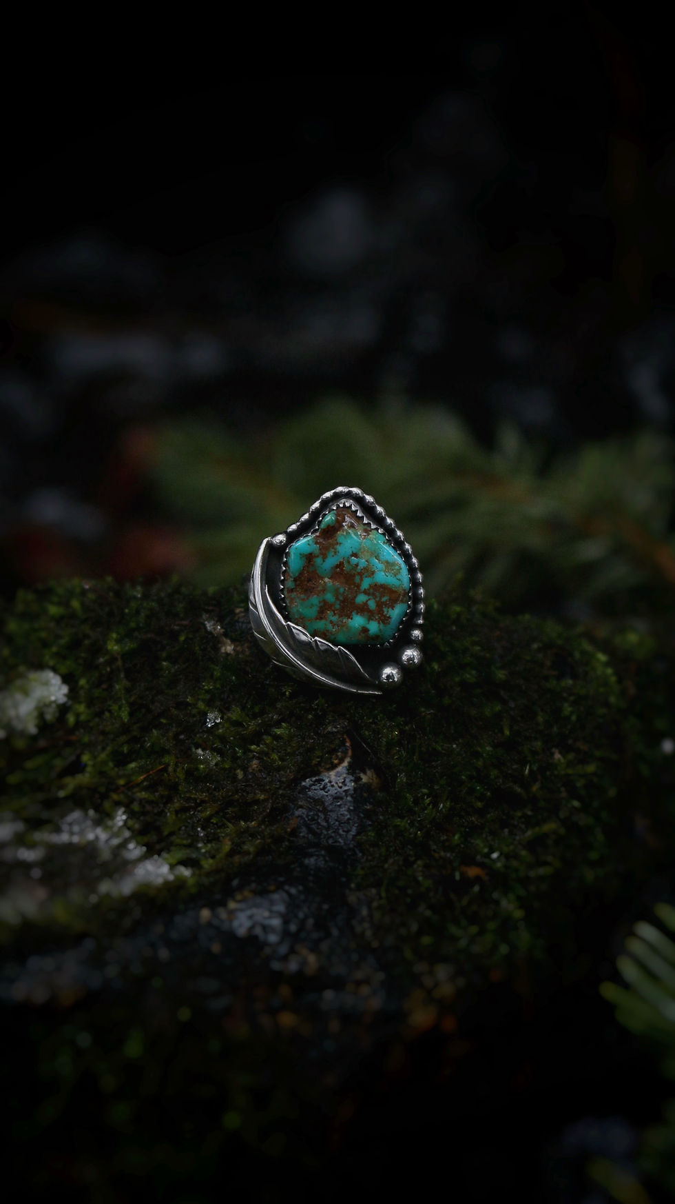 Thumbnail: Turquoise Nugget Ring