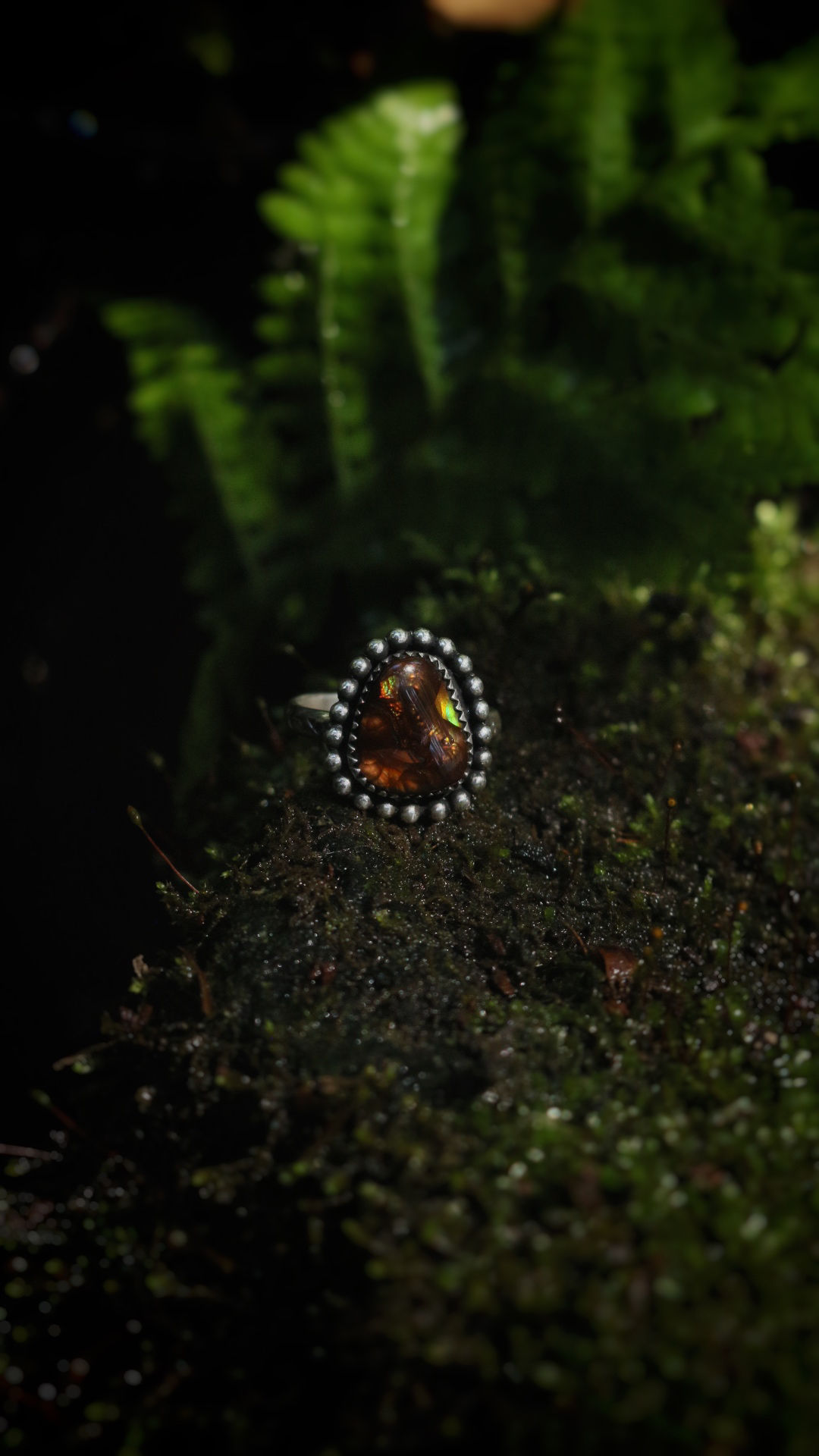 Fire Agate Ring 