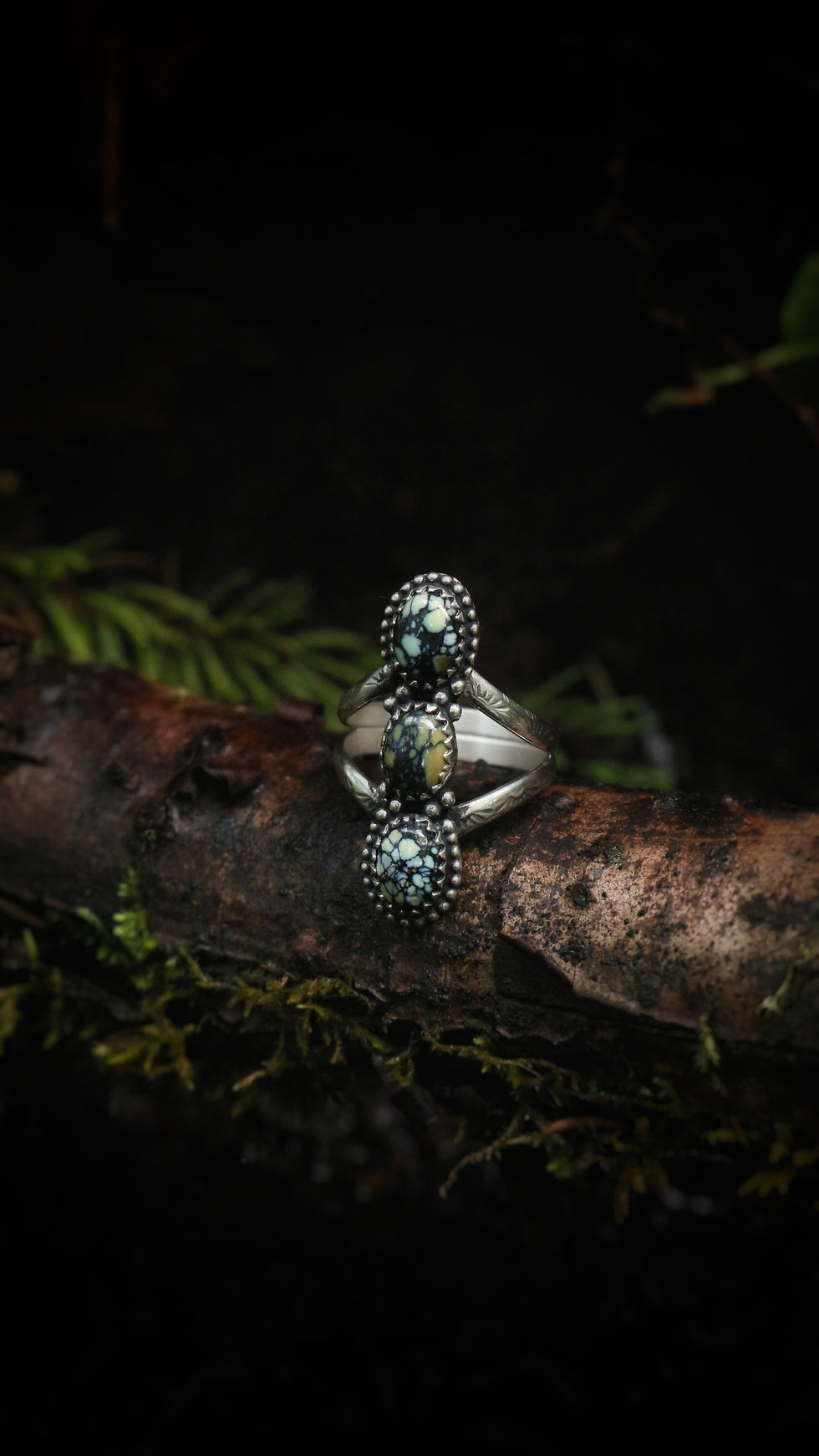 Thumbnail: Triple New Lander Variscite Ring 