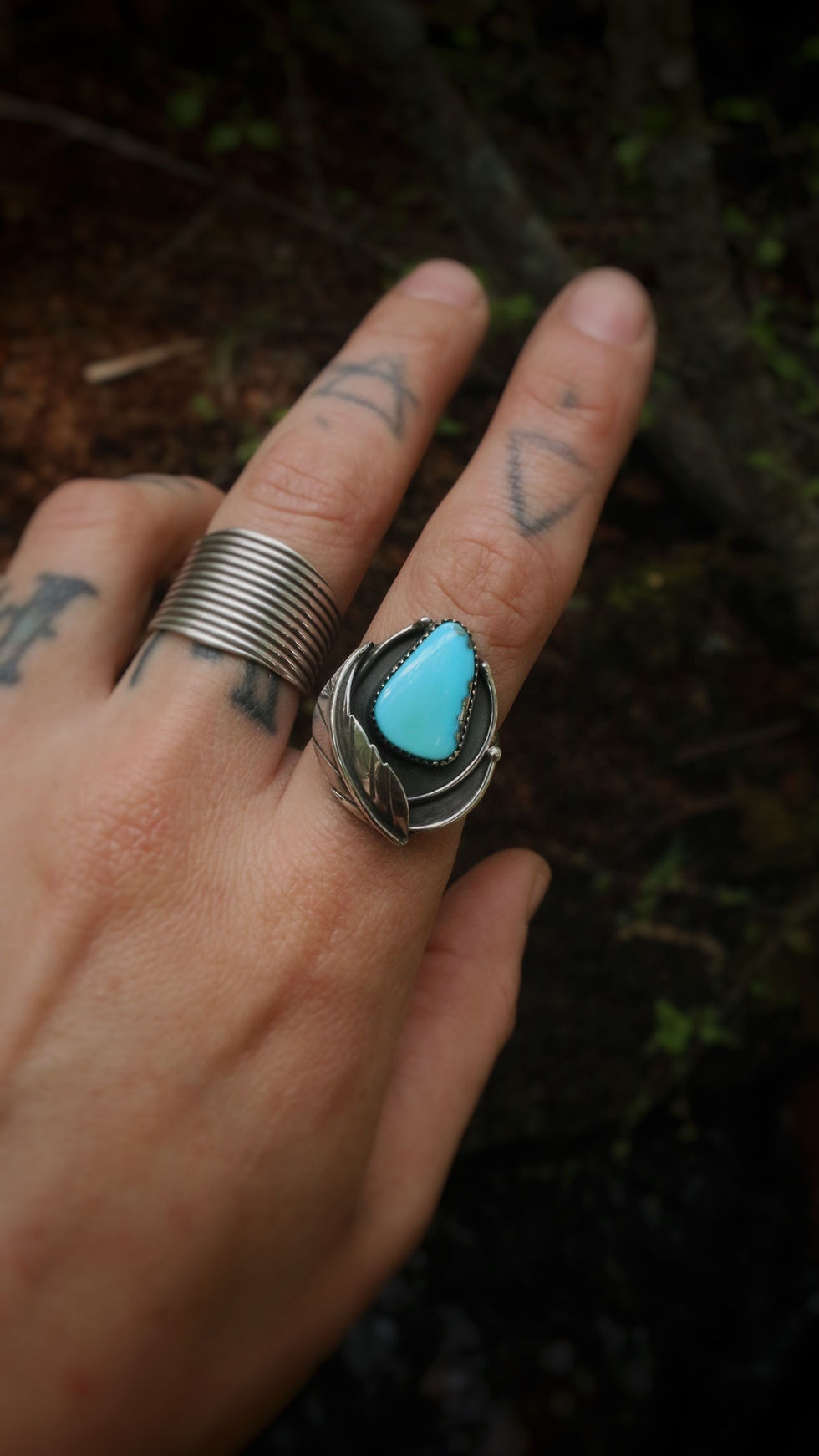 Thumbnail: Kingman Feather Ring