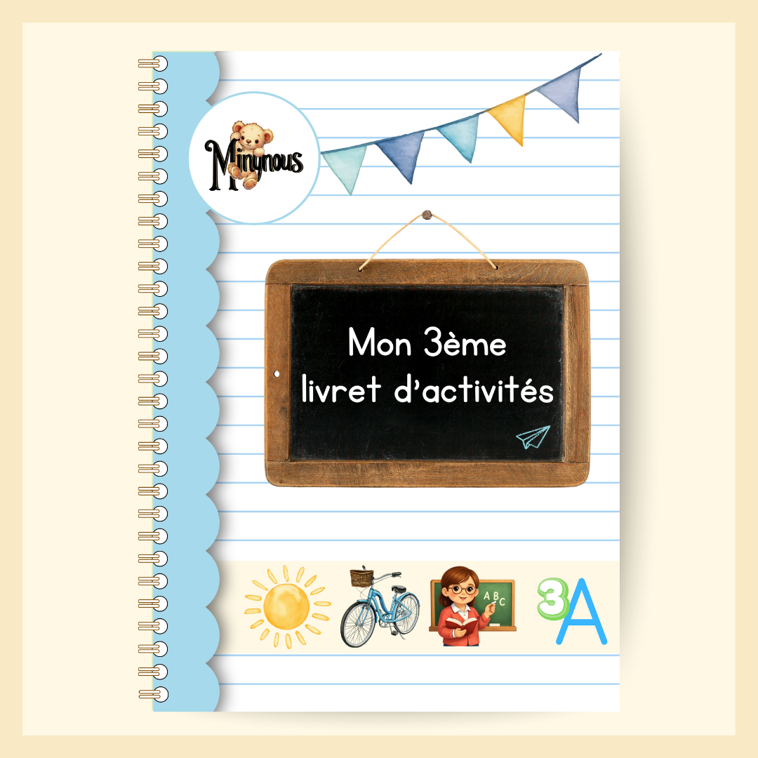 Mon 3e livret d'activités - dès 3 ans - A4