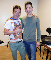 Cecilio Vilar Alpuente artista Storti Clarinet Mauthpiece con Mattia Storti artigiano clarinettista