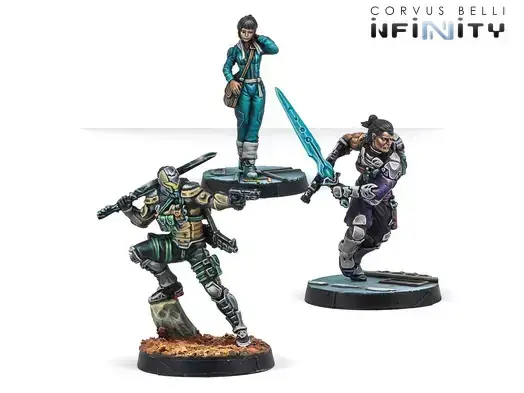Миниатюра: Набір мініатюр для Infinity. Dire Foes Mission Pack 13: Blindspot