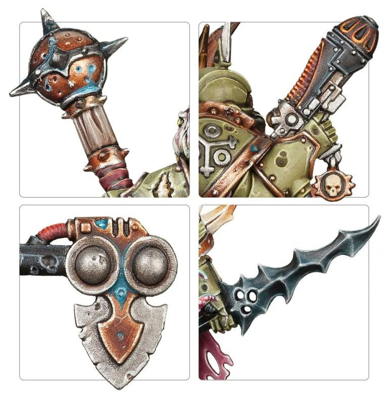 Миниатюра: Набір мініатюр DEATH GUARD: PLAGUE MARINES