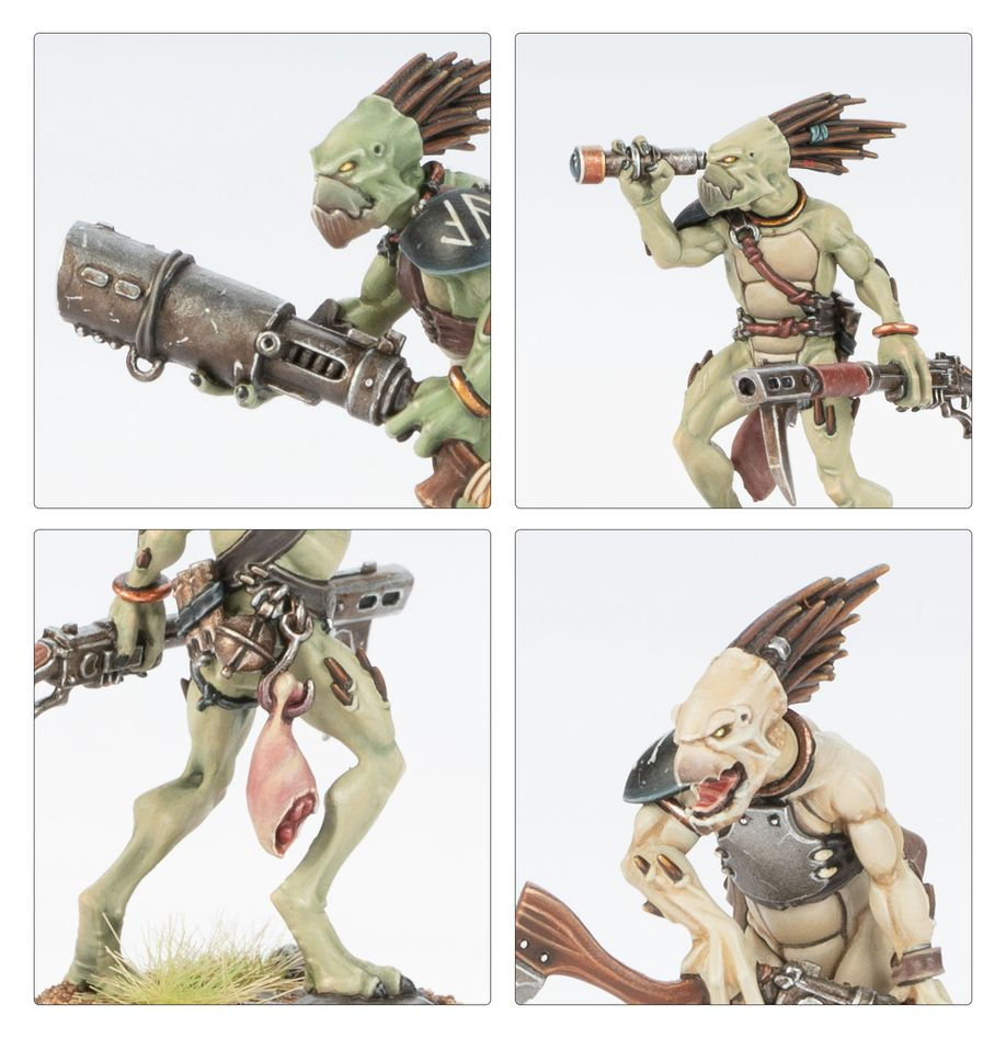 Миниатюра: Набір мініатюр T'AU EMPIRE: KROOT CARNIVORE SQUAD