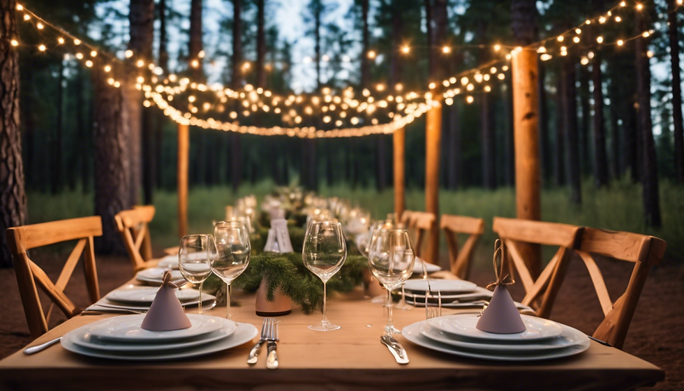 Starlit Supper Under the Pines