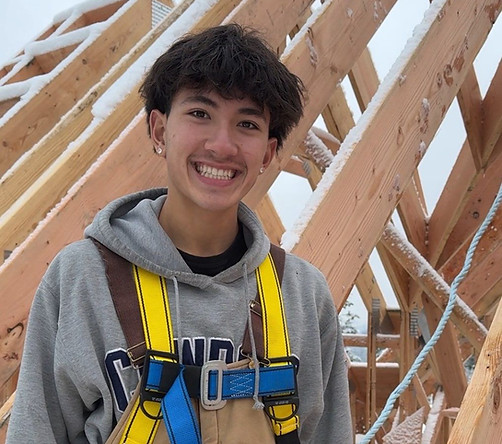 Jay Smiling at work in his PPE