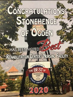 Stonehenge of Odgen Voted Best Rehabilitation And Nursing Facility in Northern Utah
