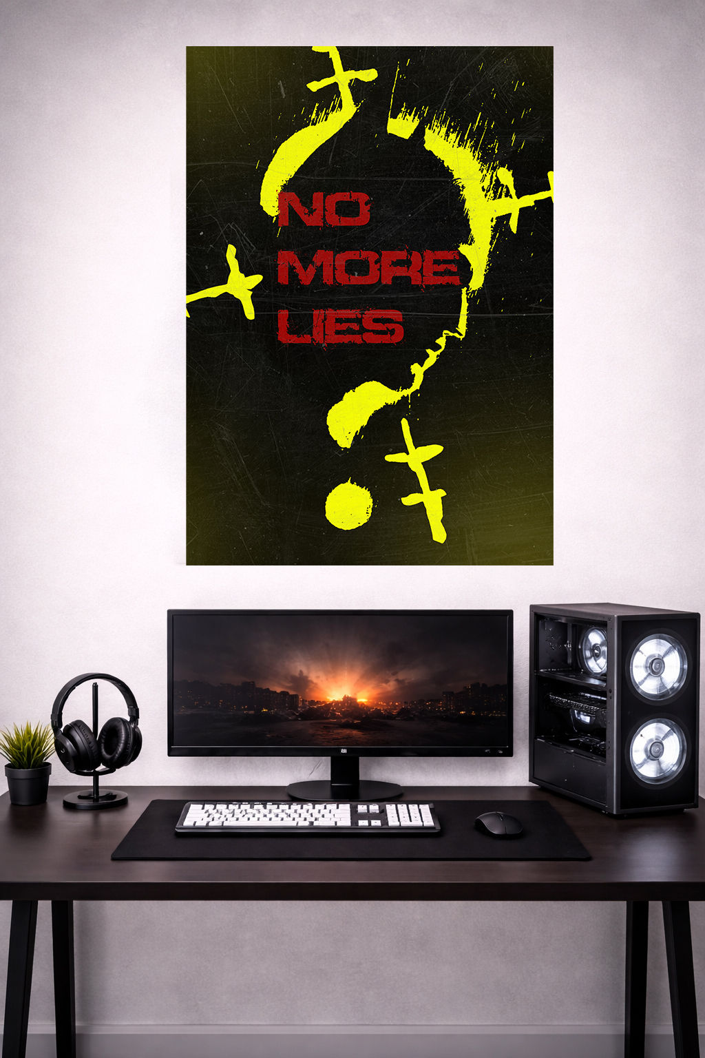 NO MORE LIES - BATMAN POSTER