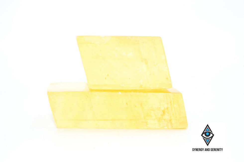 Yellow Calcite Iceland Spar