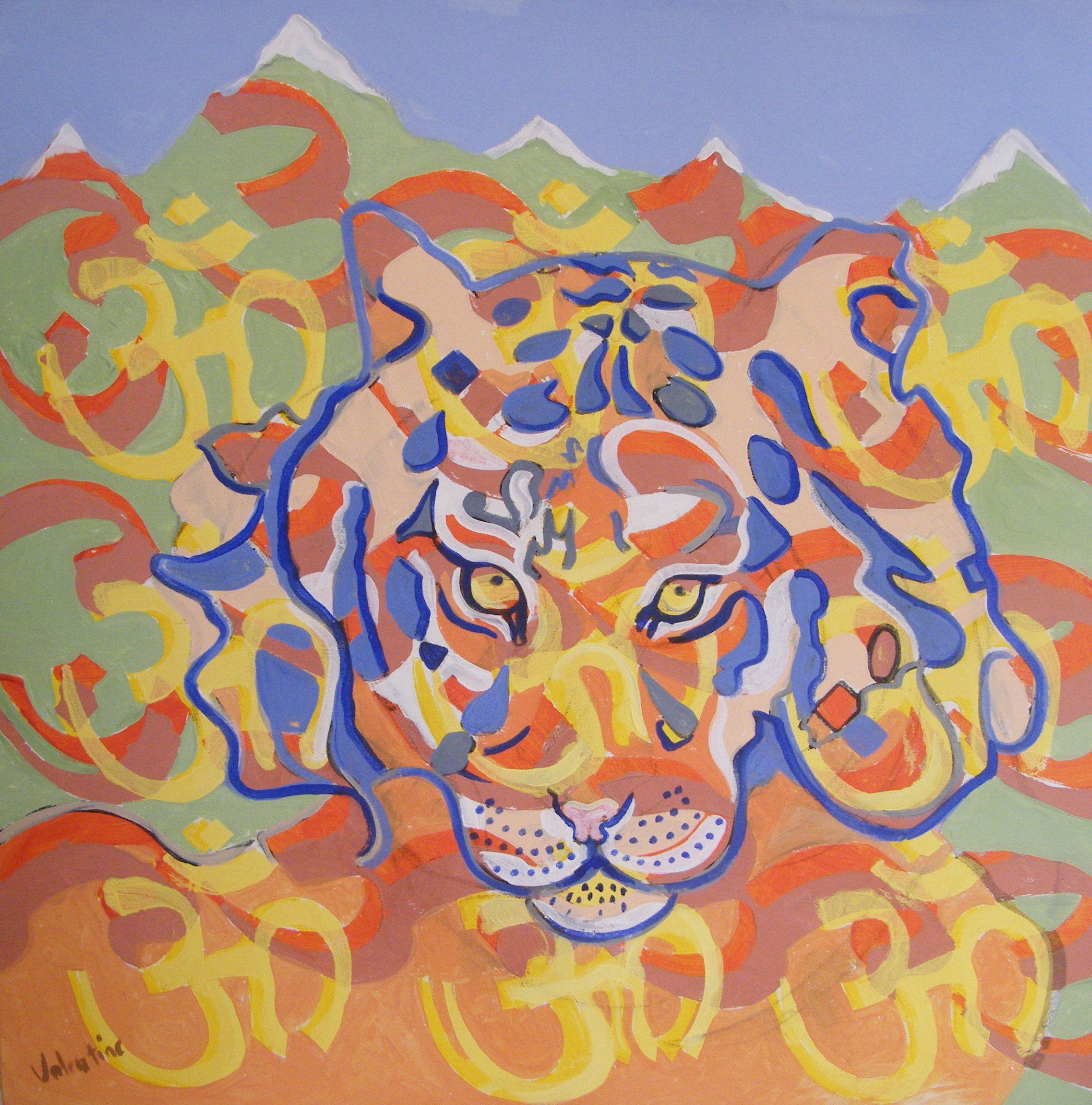 tiger &lt one of a series of four images of Nepal