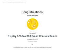 Display & Video 360 Brand Controls Basic