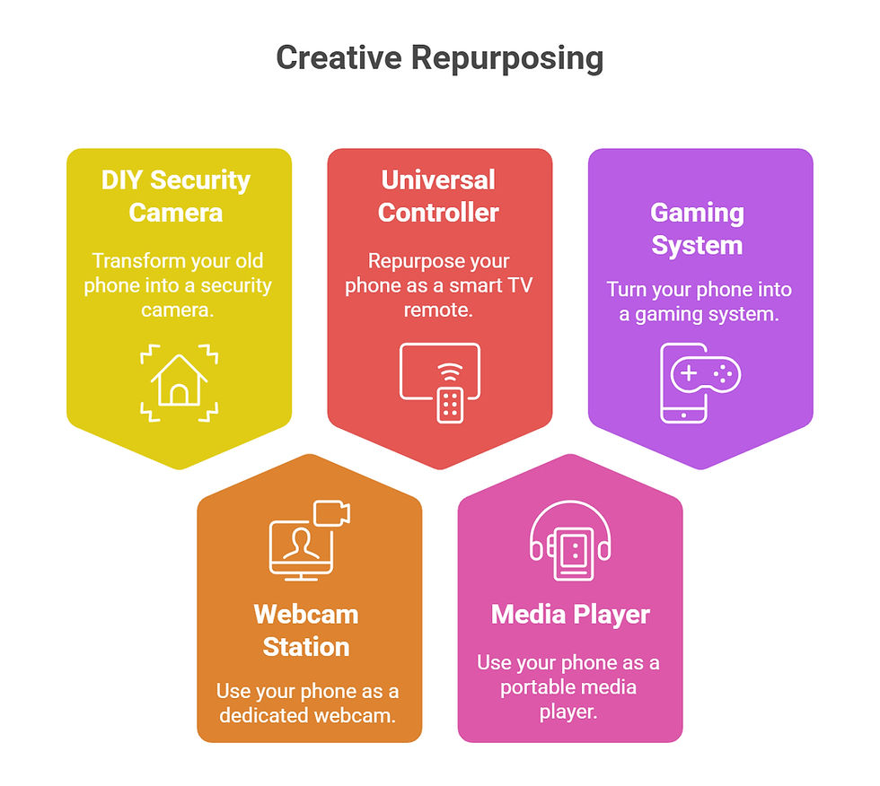 creative repurposing of old mobile phones