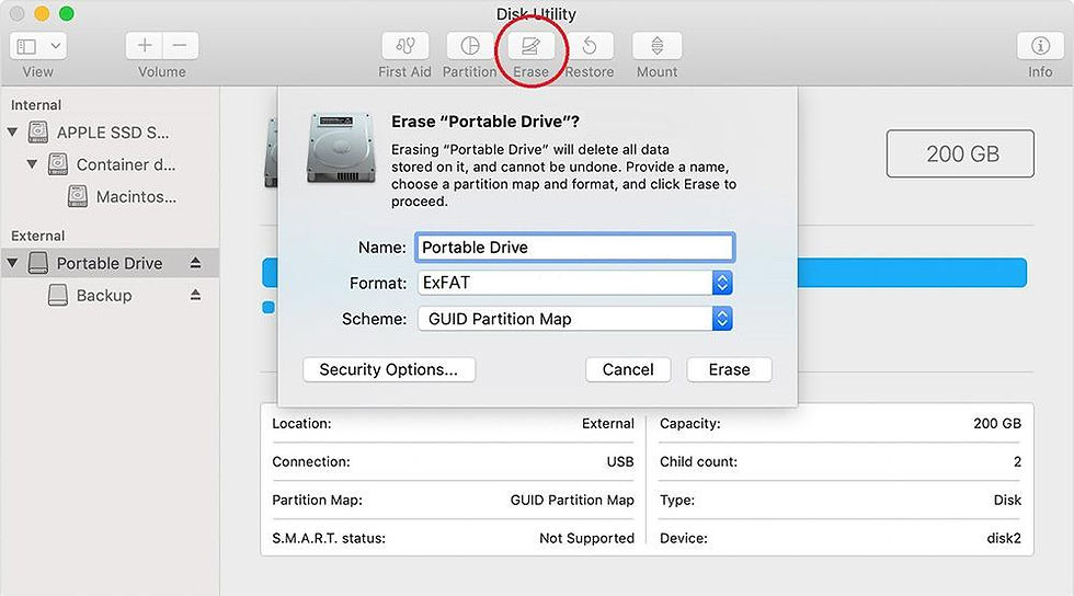 reset your hrad drive