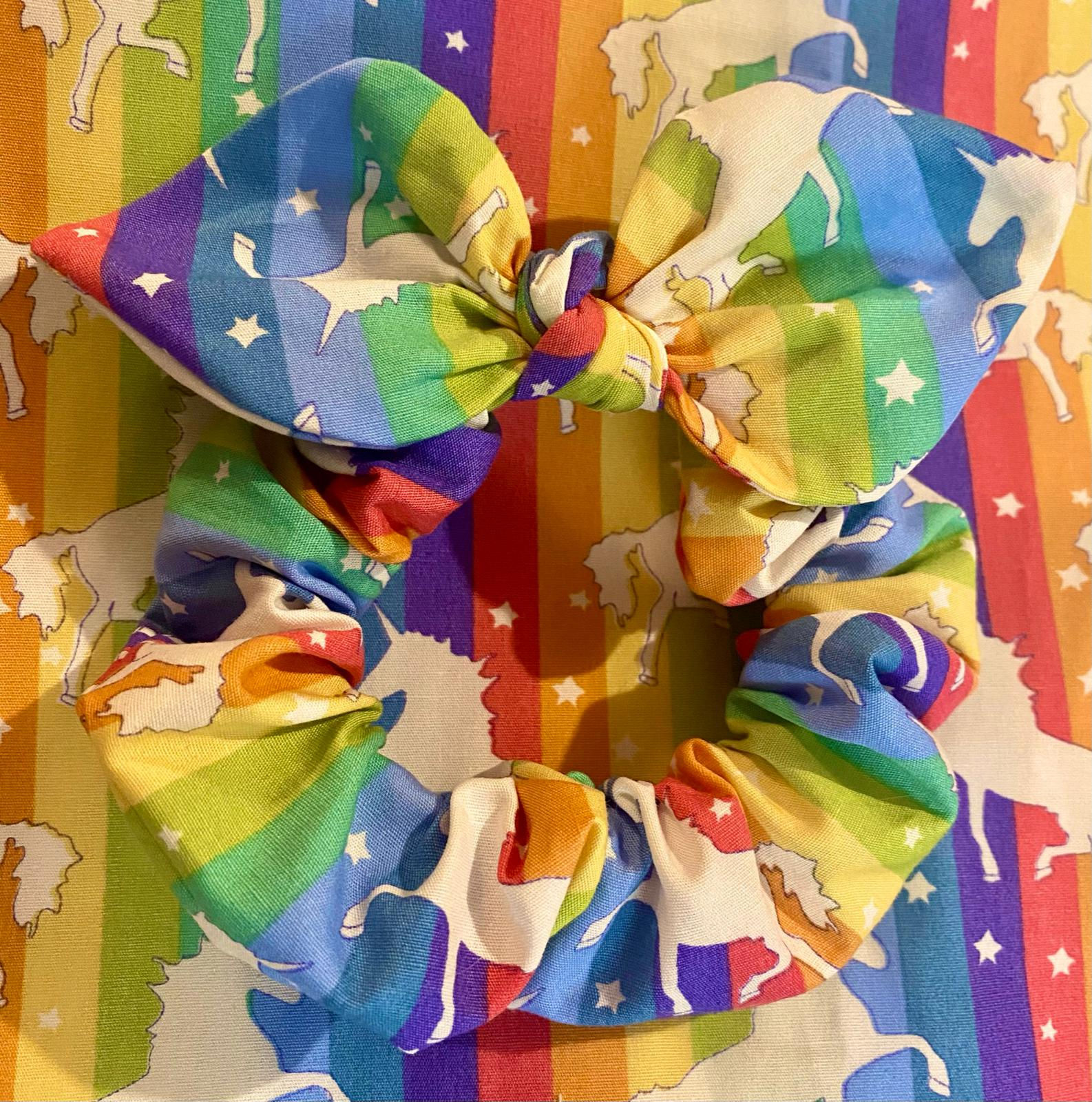 Rainbow Stripe Unicorn