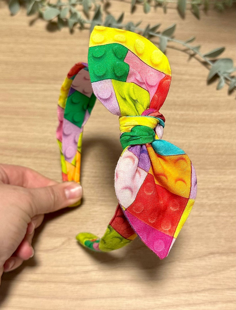 Thumbnail: Building Blocks Knot Bow Headband