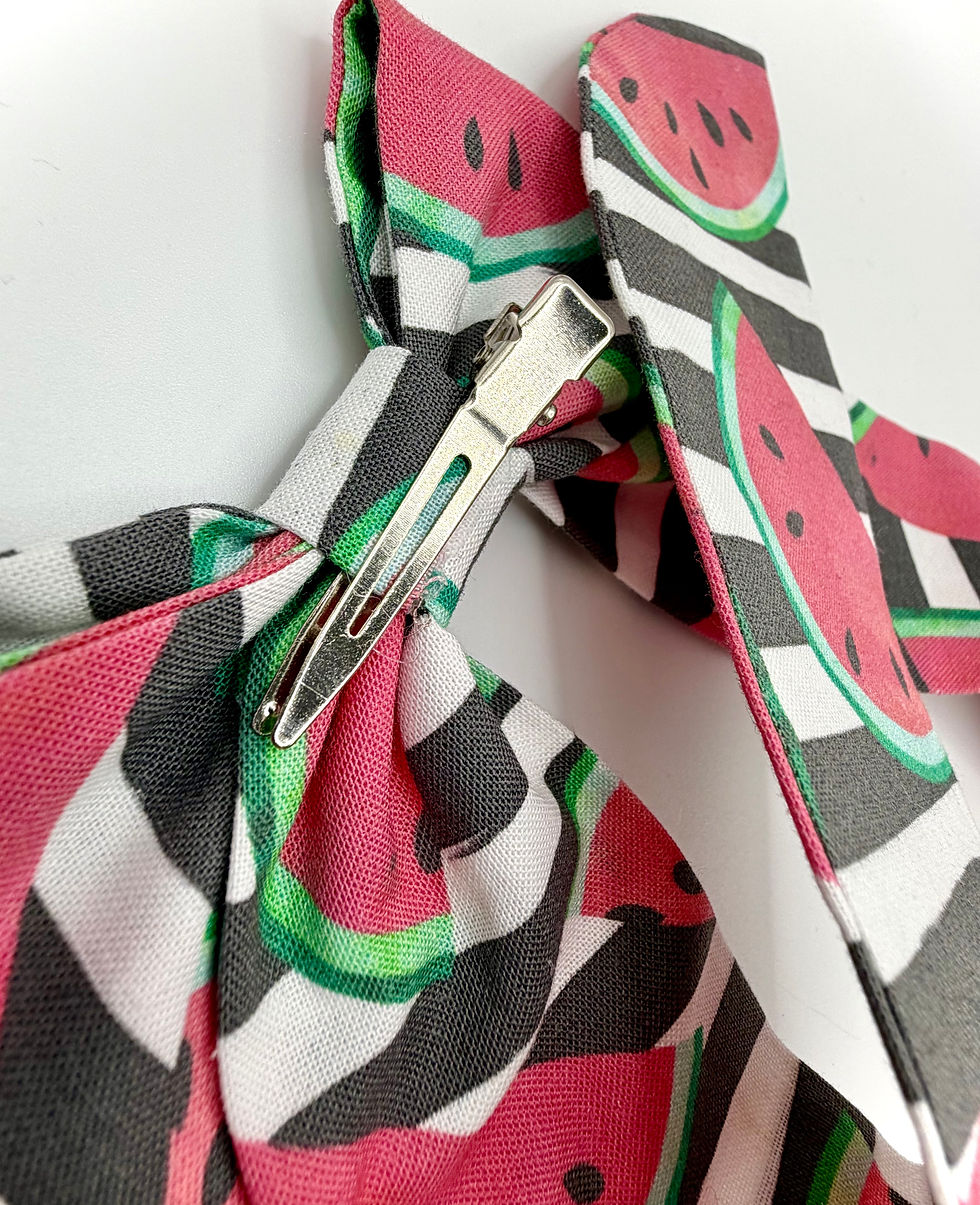 Thumbnail: Watermelon Long Bow Clip 