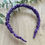 Thumbnail: Purple Dainty Dot Scrunchie Aliceband