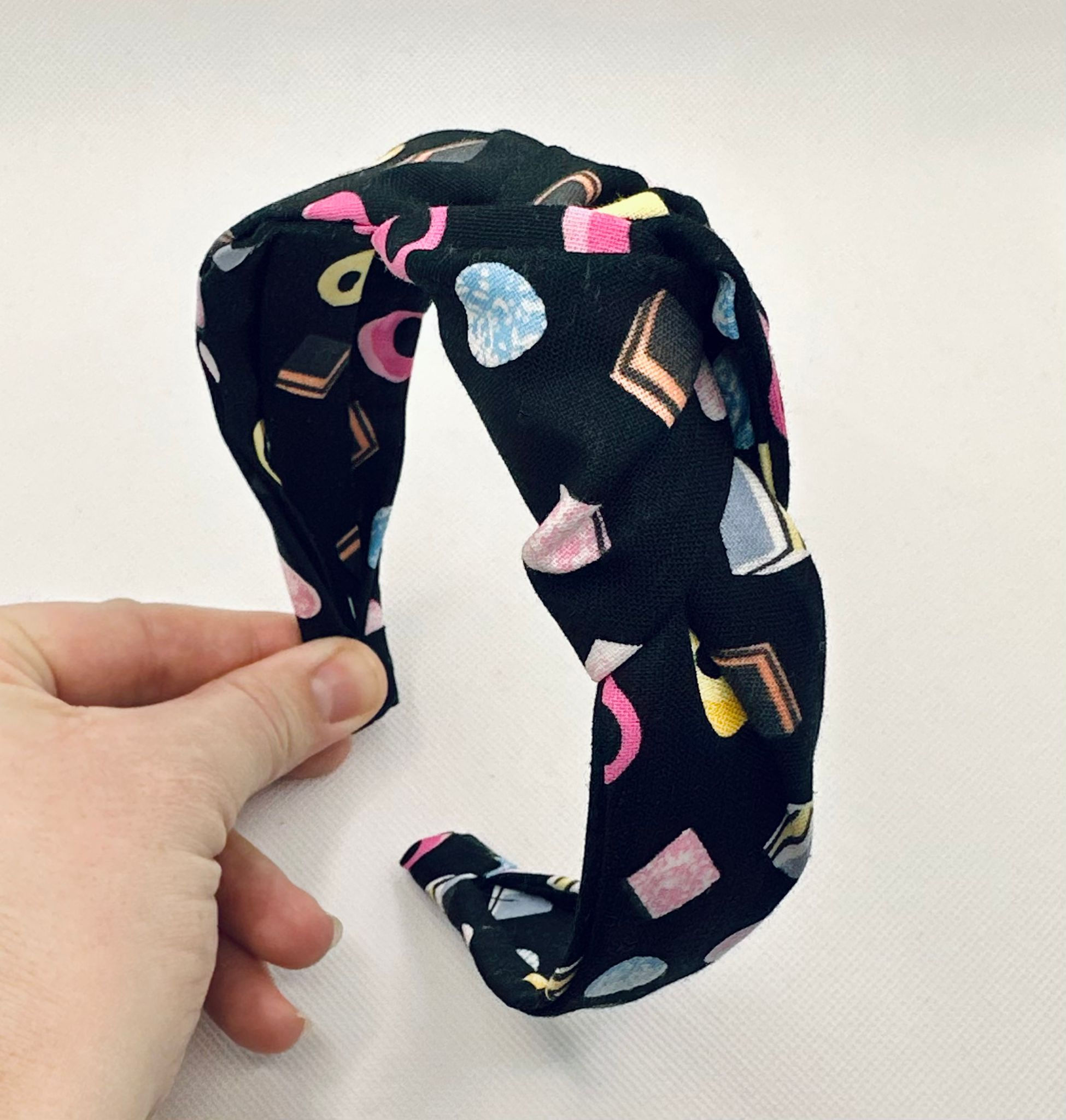 Liquorice Sweets Top Knot Headband