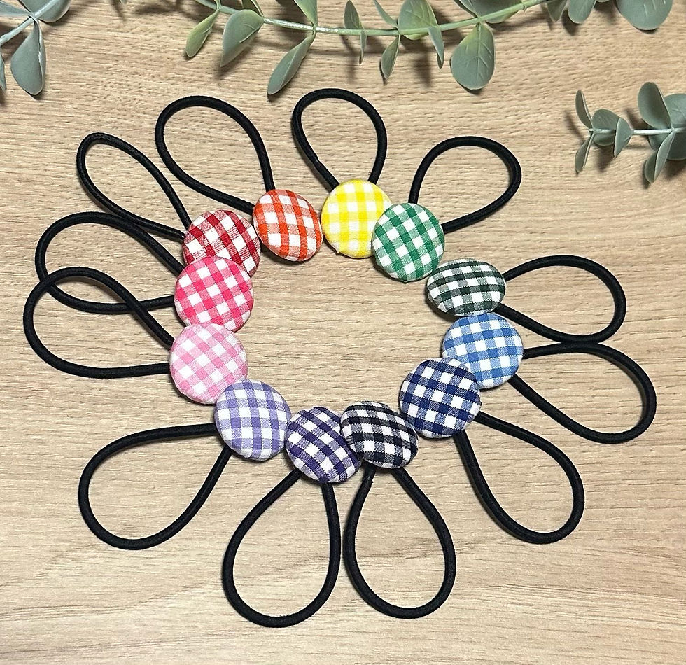 Thumbnail: Gingham Button Bobbles