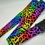 Thumbnail: Bright Rainbow Leopard Lanyard
