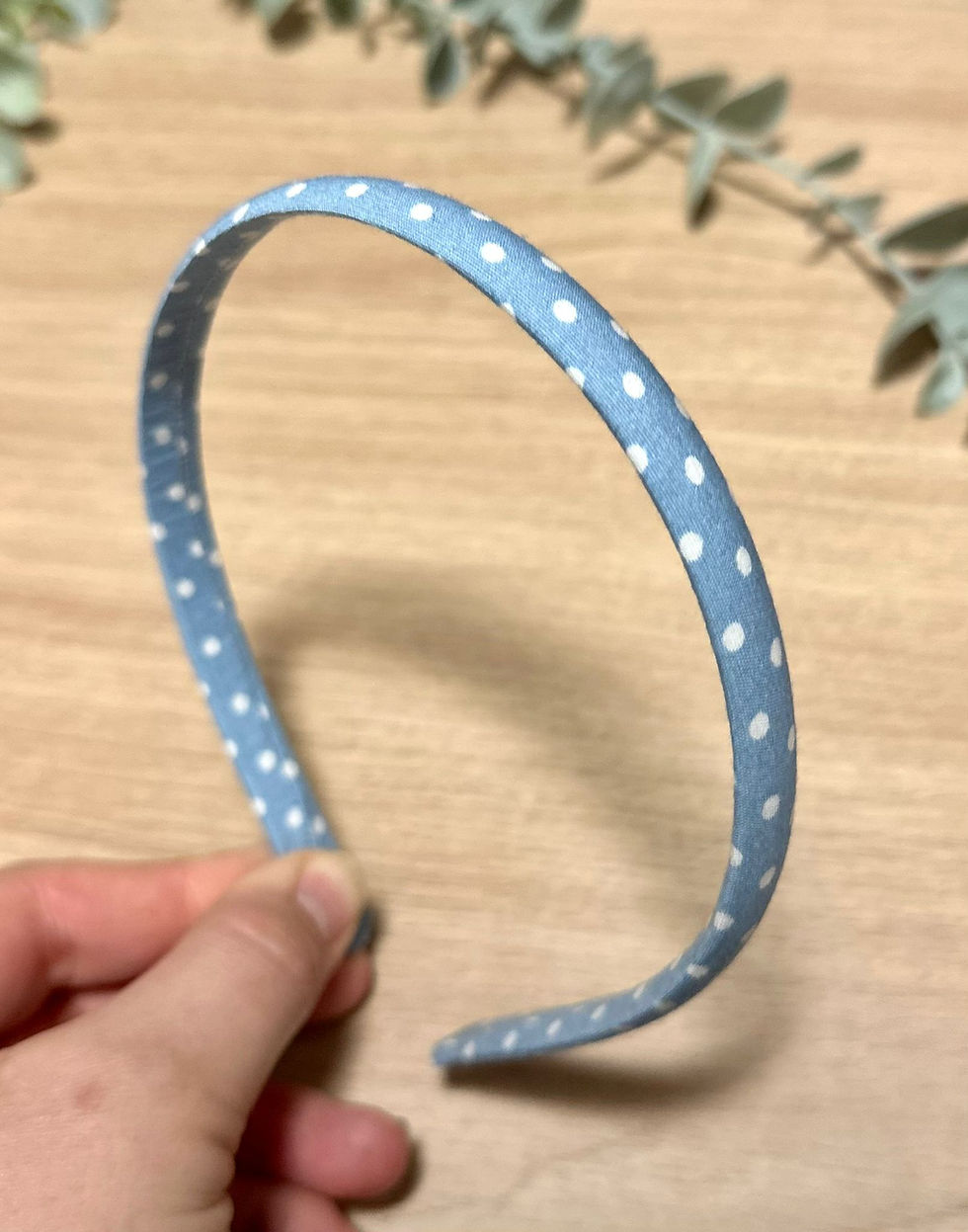 Thumbnail: Sky Blue Dainty Dot Alice Band