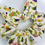 Thumbnail: Cream Floral Knotbow Scrunchie 
