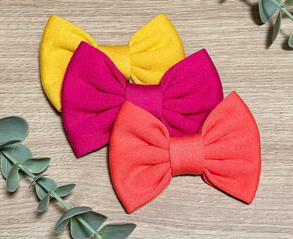 Thumbnail: Classic Bow Clip: Plain Colours