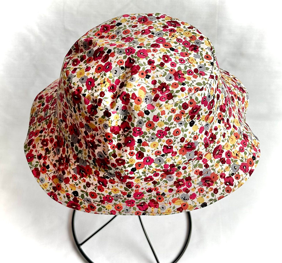 Thumbnail: Red Ditsy Bucket Hat