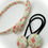 Thumbnail: Coral Floral Headband and Bobble Set 
