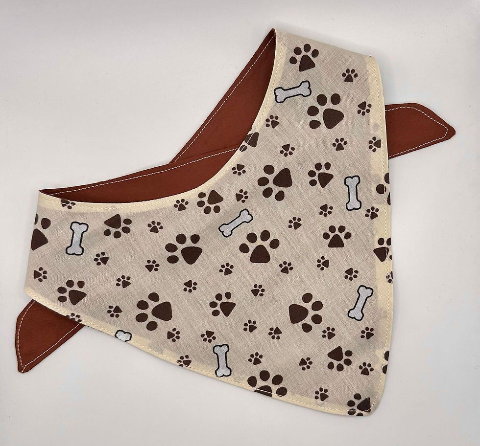 Thumbnail: Paw Print Dog Bandana