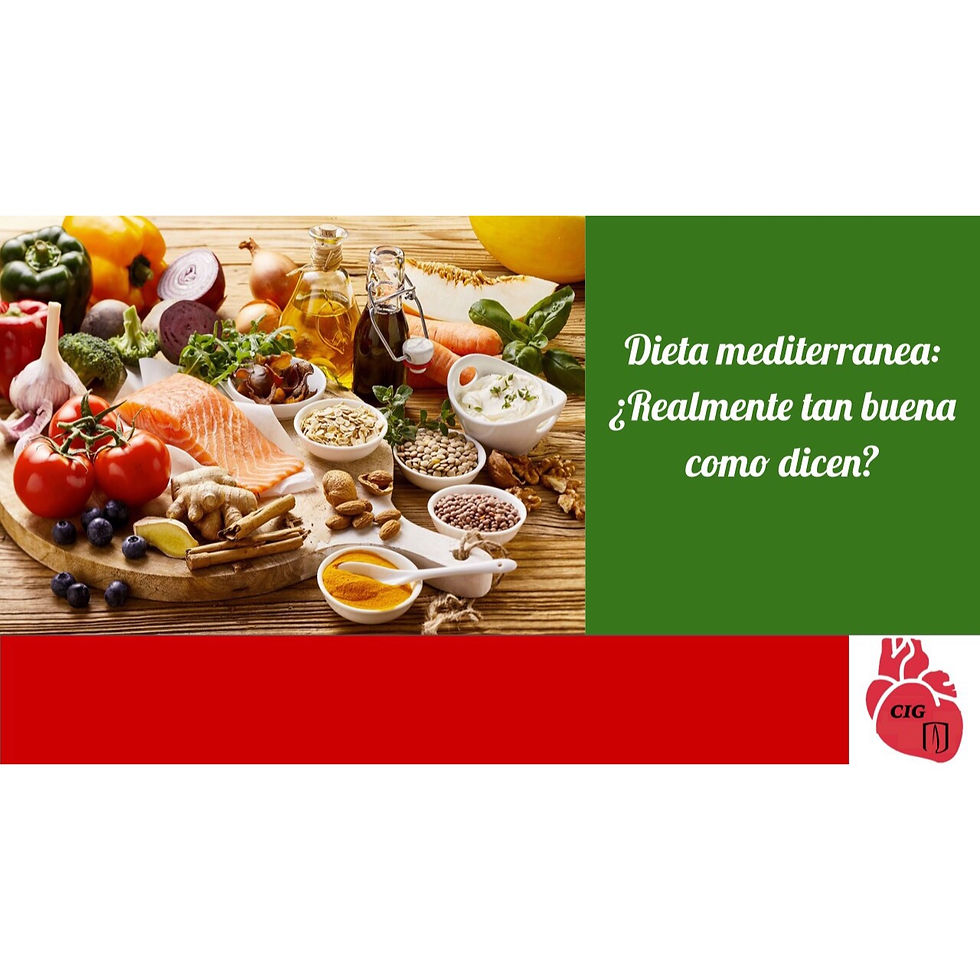Dieta mediterránea, ¿realmente tan buena como dicen?
 

