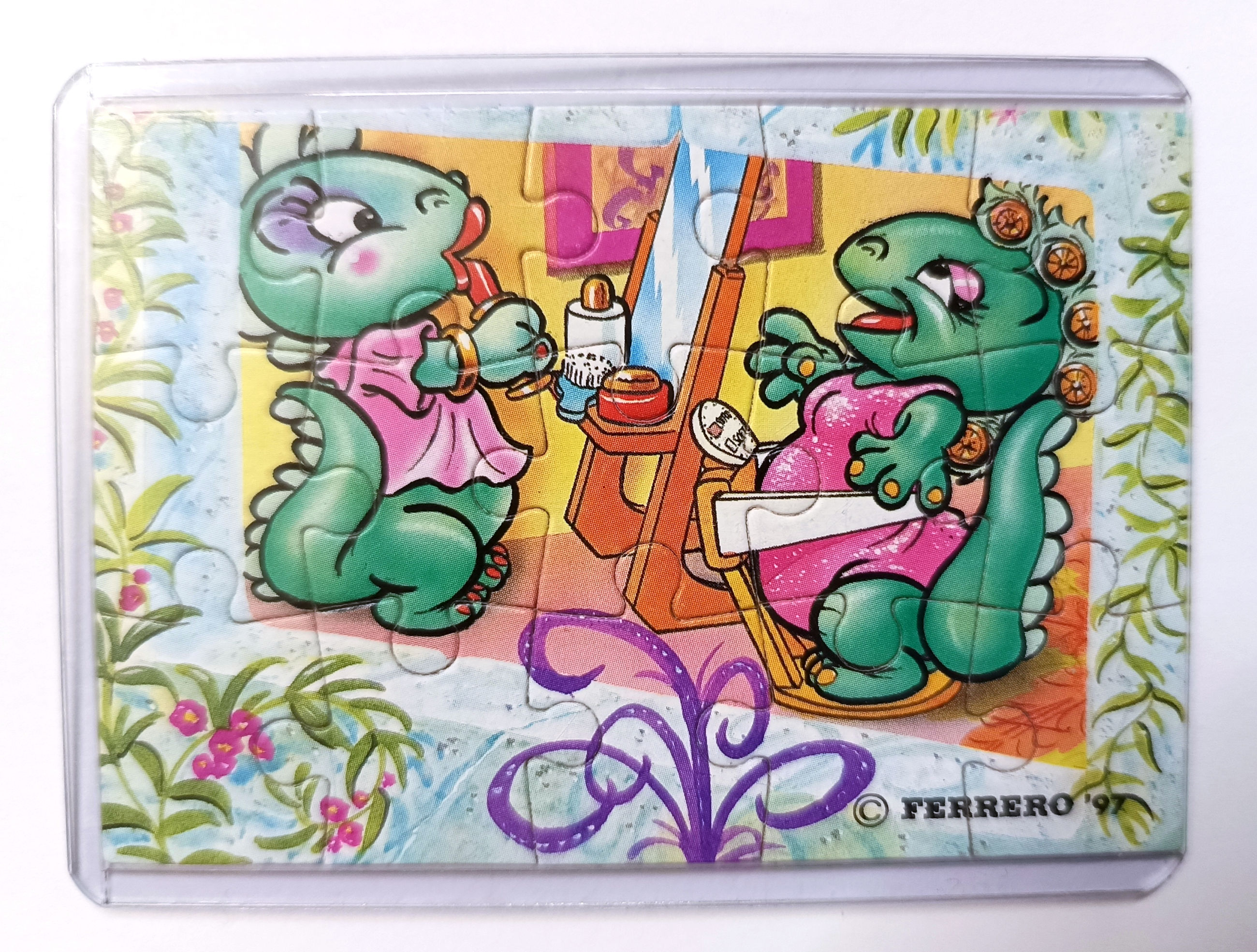 Dapsy dino Family Puzzle v plastovém obale