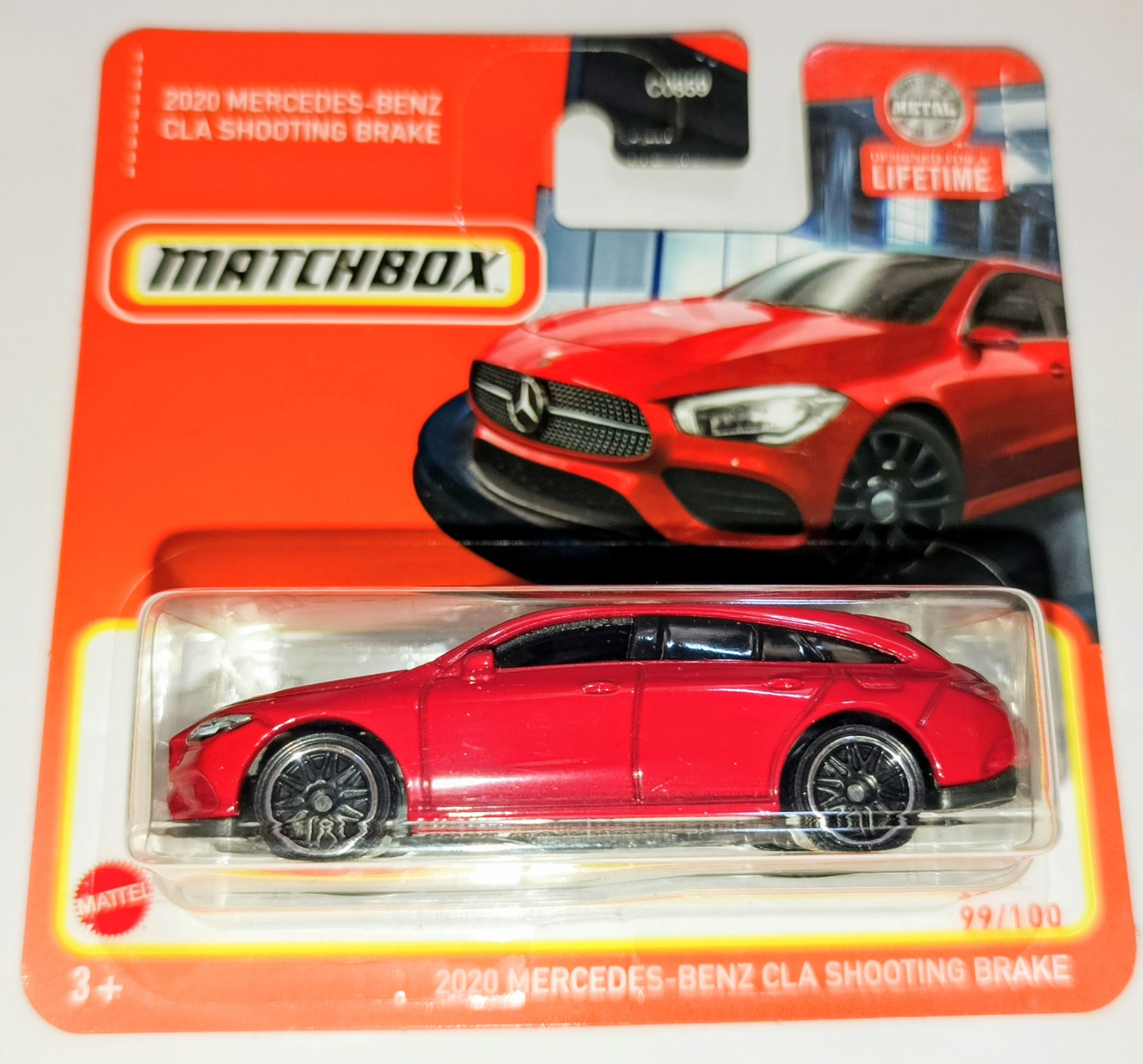 Matchbox kovové auto 2025 99/100 Mercedes-Benz CLA Shooting Brake 2020'