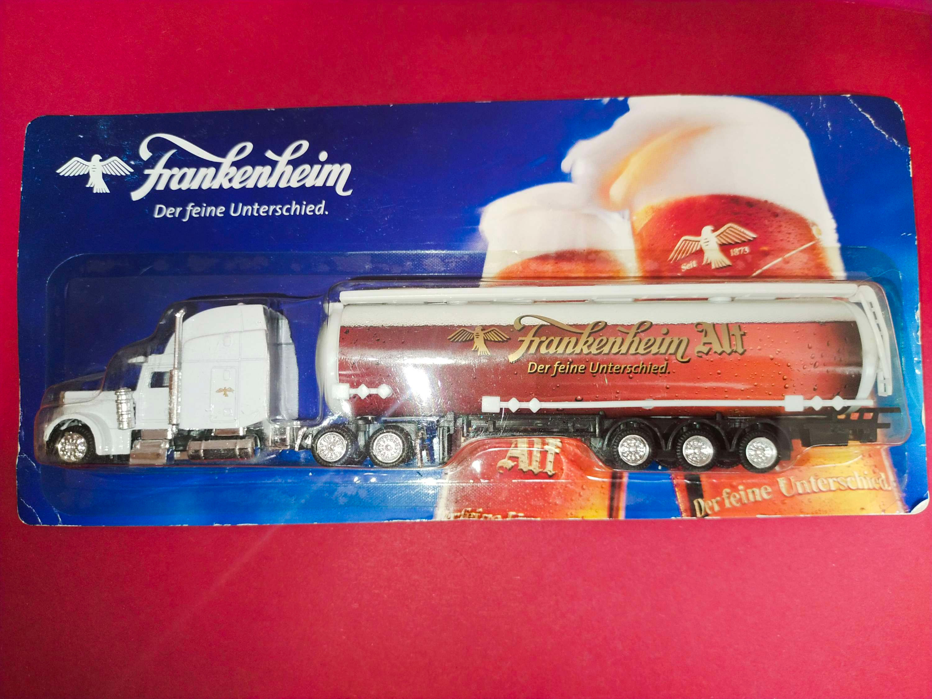 Model nákladního auta Frankenheim, propagace piva