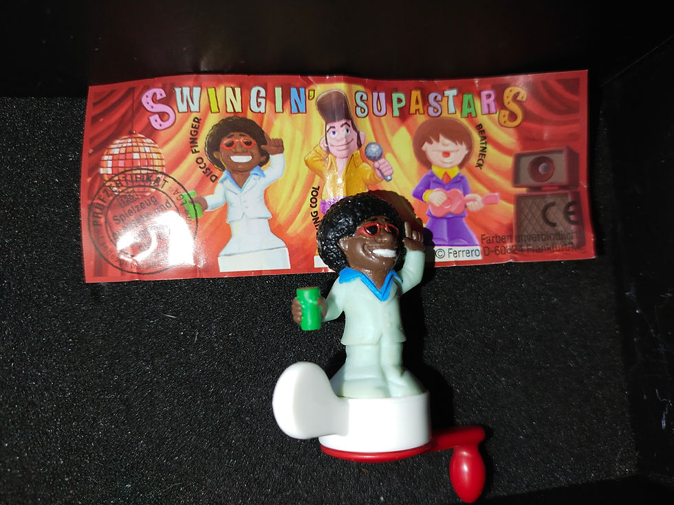 Swingin' Superstars figurka: zpěvák s mikrofonem