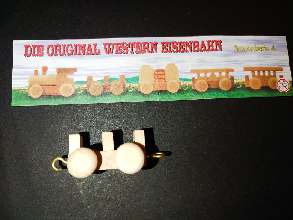 Dřevěná vláčkodráha, originální Western Eisenbahn