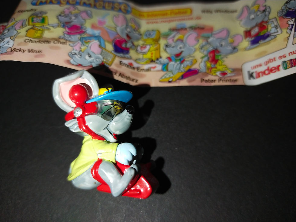 Figurální puzzle Funny Fanten: myš na skejtu