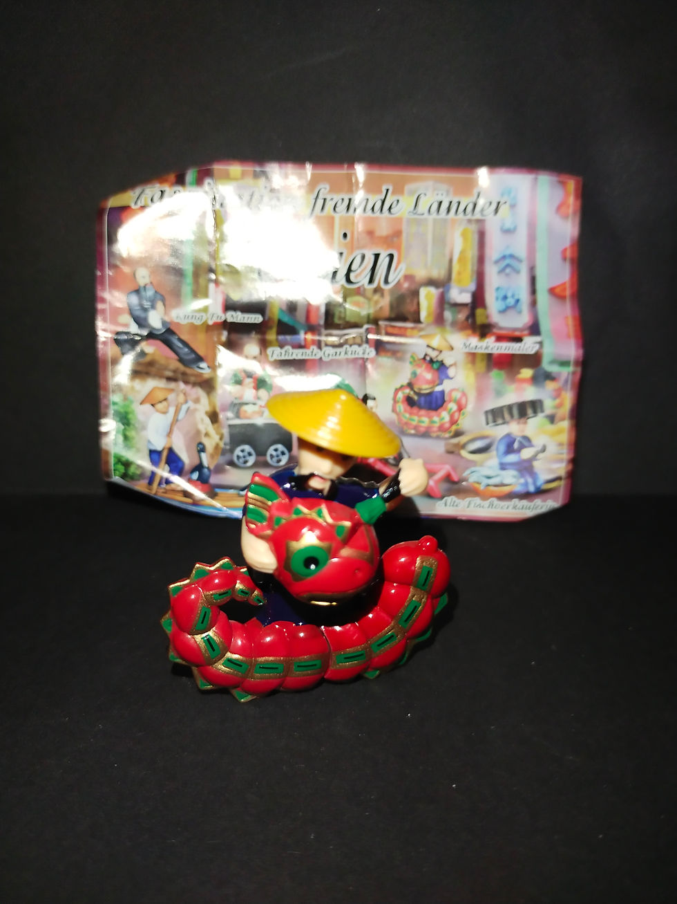 Miniaturní figurka, jezdec na drakovi, Fantasy Hračka s bpz