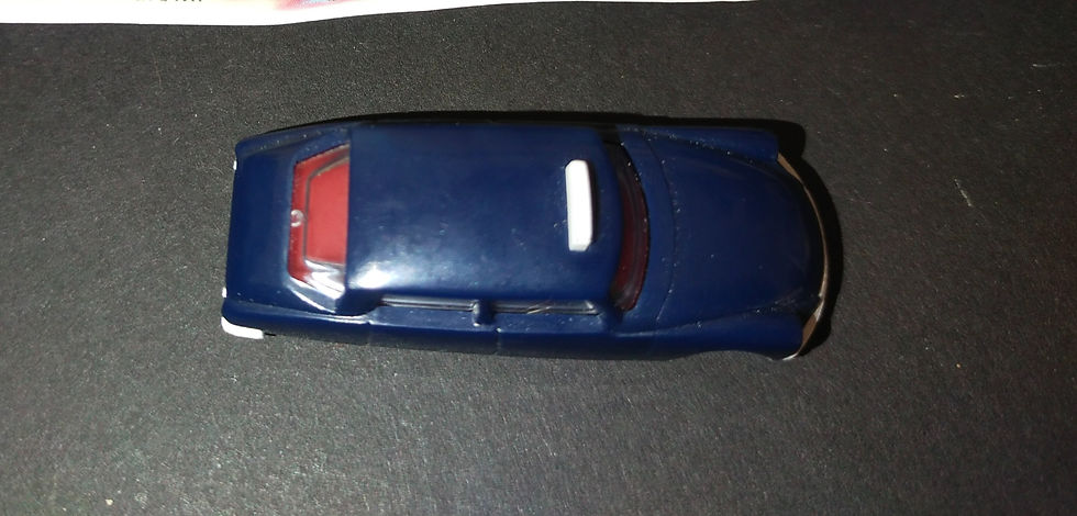 Modrý model taxíku DS