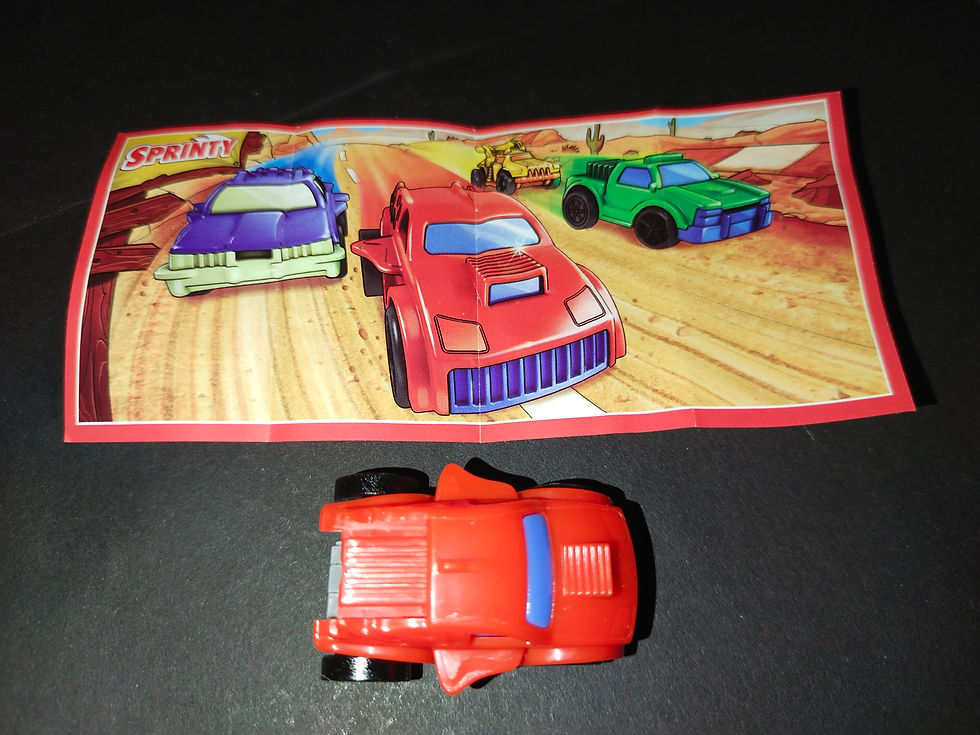 Červené závodní autíčko Sprinty Vystřelovací závoďáci DV001 s bpz